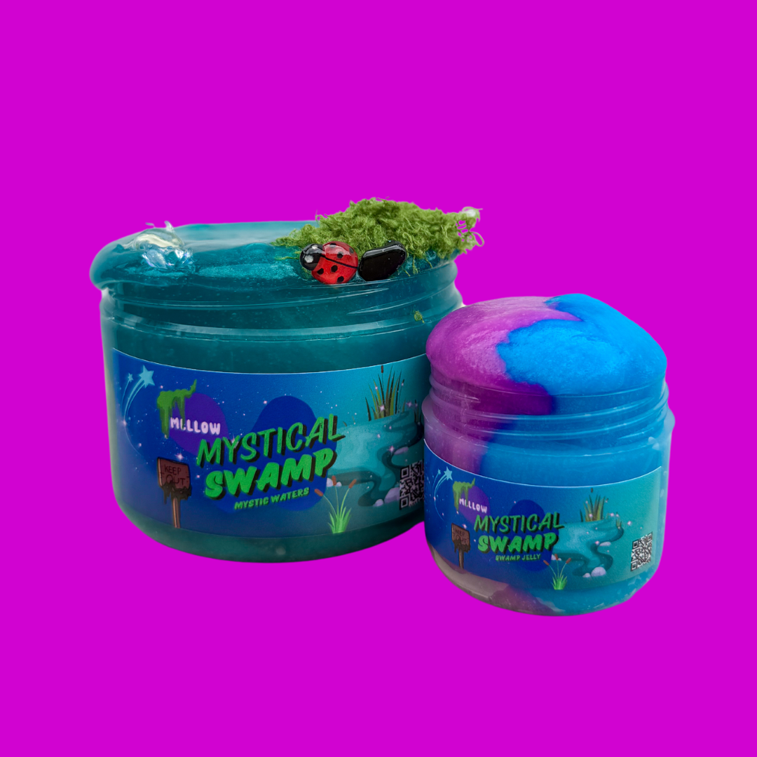 Mystical Swamp Duo Clear Slime and Jelly Slime Mellow Slime
